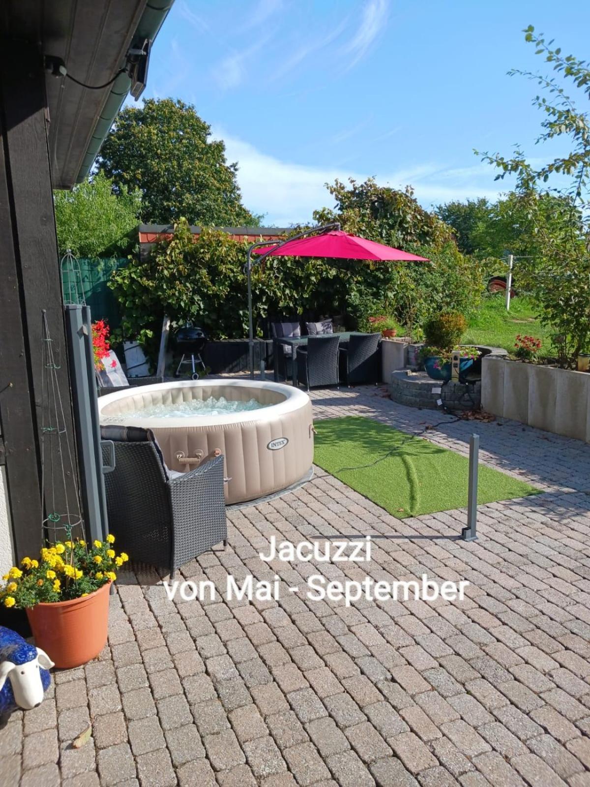 Landidylle Mit Garten, Whirlpool Und Klima Reken Kültér fotó