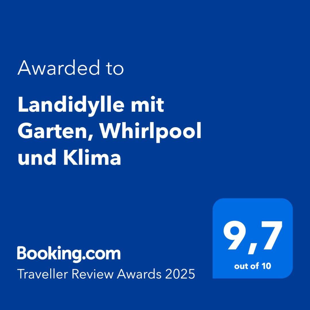 Landidylle Mit Garten, Whirlpool Und Klima Reken Kültér fotó